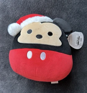 Squishmallow - Christmas Mickey Mouse With Santa Hat Disney Holiday Plush - Picture 1 of 4