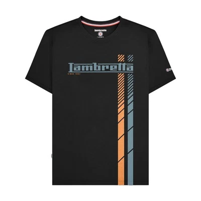 Lambretta  Camiseta Diseño Raya de Carreras para Hombre (LB352) - Imagen 1 de 3