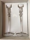 New Vintage Rogaska The Royal Collection Full Lead Crystal 10" Candlesticks 