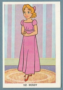 Fher 1970s Spain Spanish Walt Disney Trade Card #102 - Wendy From Peter Pan - Picture 1 of 1