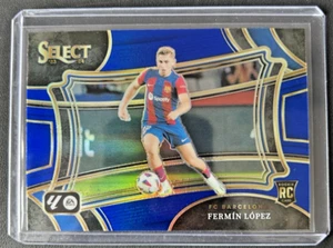 2023-24 Panini Select La Liga FC Barcelona FERMIN LOPEZ RC Field Level Blue SP - Picture 1 of 2