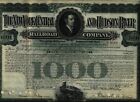 New York Central And Hudson River Railroad Company Bond Stock Certificate