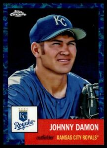 2022 Topps Chrome Platinum Blue TOILE Johnny Damon 825/199 Kansas City Royals
