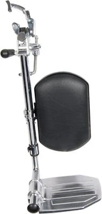 Drive Medical Elevating Legrests for Bariatric Sentra Wheelchairs, Chrome - Picture 1 of 2