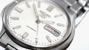 Seiko 5 Vintage 1974 Automatic 17j Day Date Men's Watch 6309-8230 Serviced - Picture 1 of 11