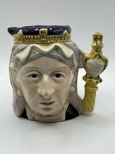Queen Victoria 1987 Royal Doulton Character Jug Toby Jug  3.75” Tall - Picture 1 of 3