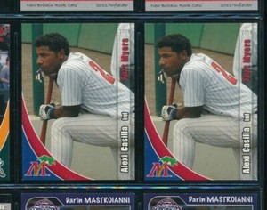 Lot (2) 2006 Grandstand #2 Alexi Casilla Fort Myers Miracle (CD41) SWSW6  