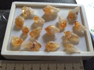 119 CARAT NATURAL BRAZILIAN CITRINE CRYSTALS - Picture 1 of 1