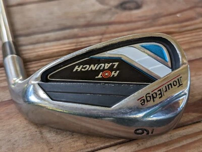 Tour Edge Hot Launch Single 9 Iron Golf Club Right Hand Steel U Shaft Stock Grip - Image 1 of 4