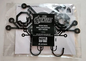 Marvel Avengers Iron Man Wall Mounted Key Hook 7" Loot Crate Exclusive - New - Picture 1 of 2
