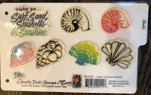 NIP Clearly Posh Stamps by Dee Gruenig Shells POSH-CST-023  - Picture 1 of 1