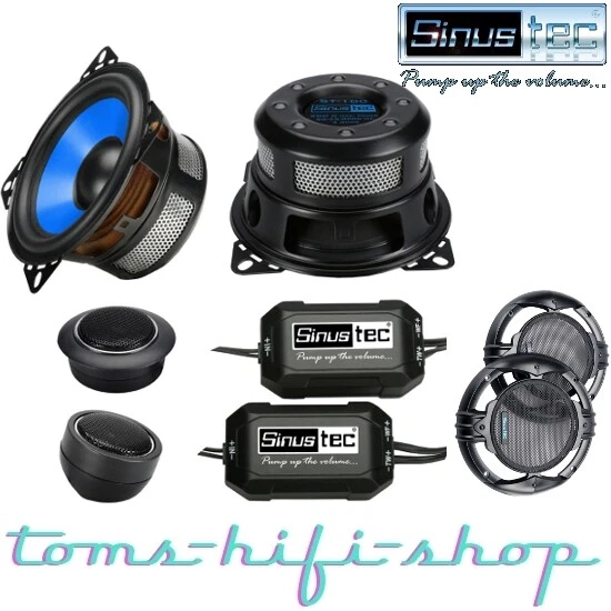 Sinustec 200 Watt 10cm 2-Wege Auto Lautsprecher Set PKW Boxen 100mm ST-100 - Bild 1 von 1