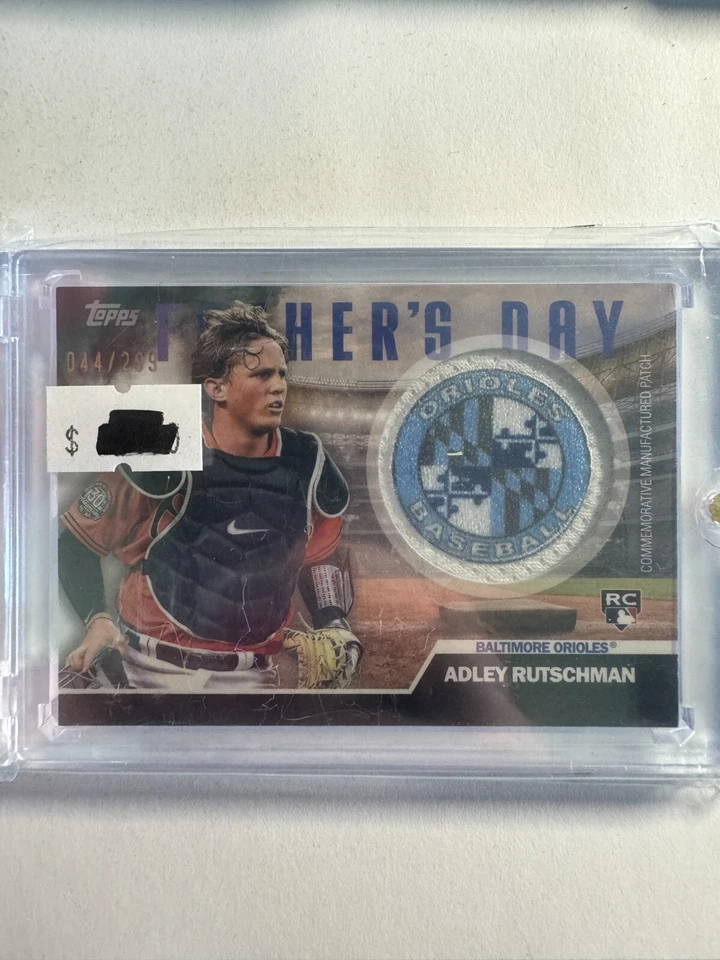 K243,378 - 2023 Topps Father's Day Team Patches Black #FDAR Adley Rutschman/299 - Image 1 of 1