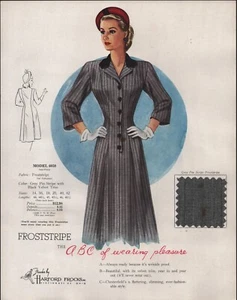 Women's Fashion - Fashion Frocks/Cloth Sample - Harford Frocks - 1947 - Catalog - Picture 1 of 2