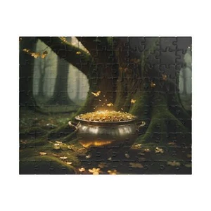 🌲 Verzauberter Wald Puzzle - Keltische Fantasy Landschaft für gemütliche Spieleabende - Bild 1 von 4