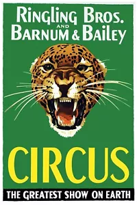 12491.Poster Decorazione.Interior design parete stanza casa.Il più grande circo leopardo - Foto 1 di 1