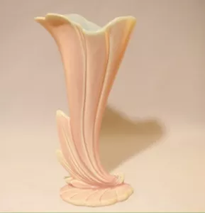 Cemar California Potteries rosa Trompetenvase - Bild 1 von 9