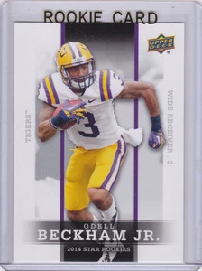ODELL BECKHAM JR. 2014 Oberdeck Star Rookies LSU TIGERS ROOKIE CARD Giants RC! - Bild 1 von 2