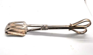 Scissor-Style Heavy Stainless Serving / Salad Tongs 10" Long - Picture 1 of 4