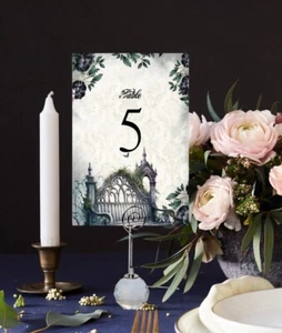 Gothic Spukhaus Tisch Nummernkarten - Bild 1 von 6