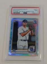 2020 Bowman Draft Asa Lacy 1st Chrome Blue  Refractor PSA 9 Royals