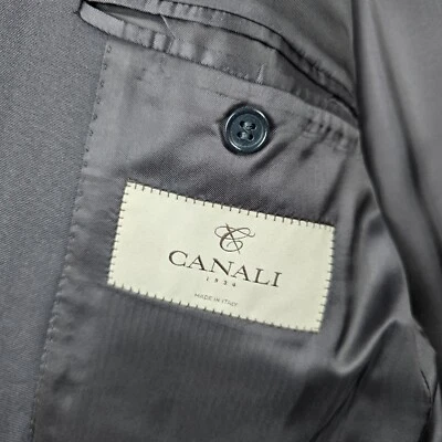 Chaqueta para Hombres Canali 1934 EE. UU. 43S Azul Lana Blazer Hecho en Italia Mancha Menor Sku2049 Foto 1 de 4