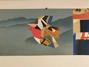 Litografia senza cornice "Japanese Bird" di Max Papart matita firmata e numerata 9/125 - Foto 1 di 18
