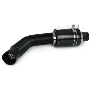 Véritable Carbone Airbox Filtre à Air Sport Froid Admission D'Air Universel Kit - Bild 1 von 3