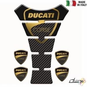 PARASERBATOIO ADESIVO RESINATO ORO PER DUCATI UNIVERSALE MONSTER STREETFIGHTER - Picture 1 of 1