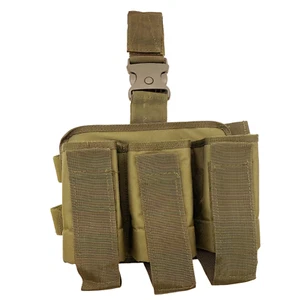 Shooters Gate Paintball Triple Pod Drop Leg Carrier - Flat Dark Earth Tan (FDE) - Picture 1 of 2