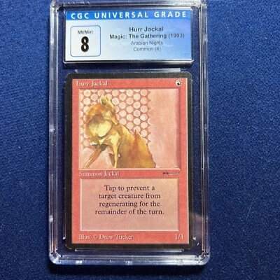 MTG Arabian Nights Hurr Jackel CGC 8 NM/Mint 1993 - Image 1 of 2