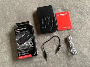 Monster Bluetooth 3.5mm AUX Audio Receiver Adapter with Voice Assistant Support - Picture 1 of 1