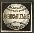 American League Baseball Vintge Cigar Box Label Hand Made Perfectos Nice