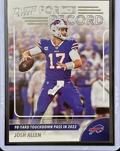 Josh Allen - 2023 Panini Prestige - For the Record - Xtra Points #2 - Bild 1 von 1