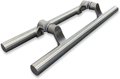 Post-Mount Offset Double-Sided Ladder Style Push-Pull Stainless Door Handle for - Image 1 of 4