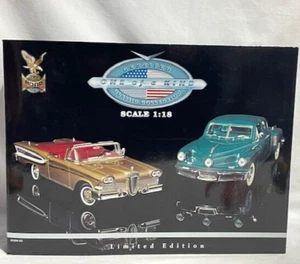 Road Signature One of a Kind set 1948 Tucker & 1958 Edsel, 1/18, Toys R Us, NIB - Picture 1 of 6