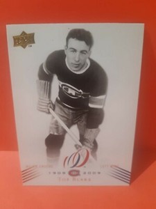 2008-09 MONTREAL CANADIENS CENTENNIAL BASE SET CARD # 1 TOE BLAKE