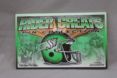 Saskatchewan Roughriders Pin Set - Rider Greats Star Phoenix - Inlaid Pins - Image 1 of 4