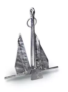 Tie Down Hooker Quik-Set Fluke Boat Anchor 160 lb Strength Up To 24 Ft Boat - Foto 1 di 1