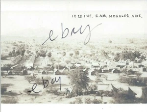 Nogales Arizona Mexican Border Camp Ansicht ca 1915 Quality 8x10 Photo ex RPPC - Bild 1 von 1
