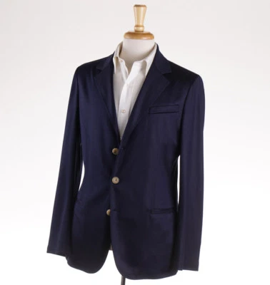 Abrigo deportivo Giorgio Armani etiqueta negra azul marino cachemir-seda jersey 40R nuevo con etiquetas Foto 1 de 4