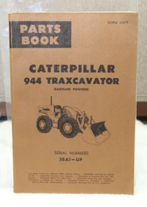 CAT CATERPILLAR 944 TRAXAVATOR LADER TRAKTOR TEILE HANDBUCH S/N 58A1- UP - Bild 1 von 2