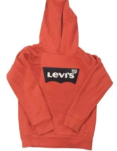 Levis Kinder Rot Logo Hoodie Sweatshirt S/P CH 70% Baumwolle 30% Polyester Retro - Bild 1 von 7
