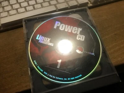Rare VINTAGE Red Hat ~ LINUX POWER CD S0188-1 plus CPAN ARCHIVE LINUX POWERTOOLS - Image 1 of 2