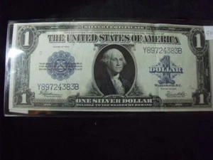 FR. 237 1923 $1 ONE DOLLAR “HORSEBLANKET” SILVER CERTIFICATE NOTE EXTRA FINE YB - Picture 1 of 9
