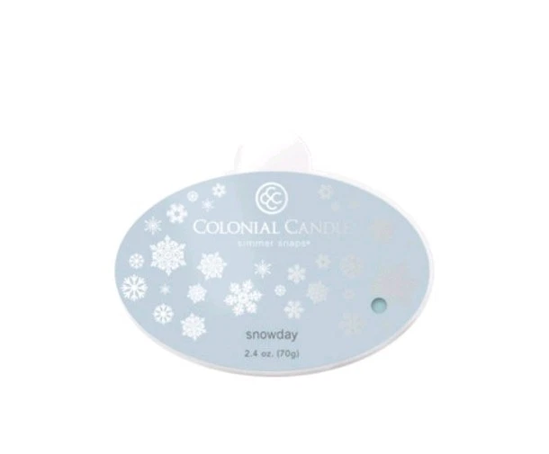 Vela colonial día nieve broches de presión cera se derrite altamente fragante nuevo Foto 1 de 1