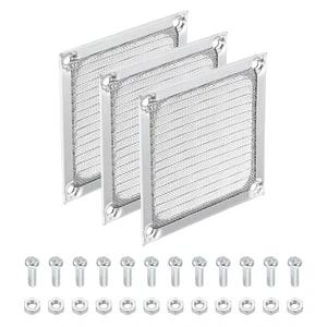 84mm Fan Filter Grills, 3 Pack Stainless Steel Mesh Dustproof Case Cover - Afbeelding 1 van 5