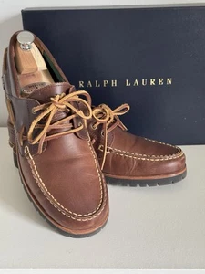 Polo Ralph Lauren Bootschuhe Ranger 42 Braun Neuw UK8 Leder - Bild 1 von 8