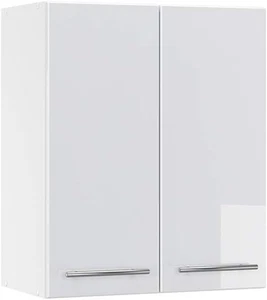 Pensile Da Cucina Fame-Line, Bianco Lucido/Bianco, 60 Cm - Foto 1 di 12