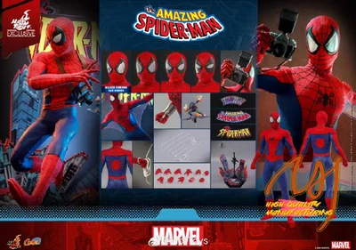 Figura de acción 1/6 Marvel Comics - Spider-Man 1/6 EN STOCK Hot Toys CMS015 CMS 015 Foto 1 de 4